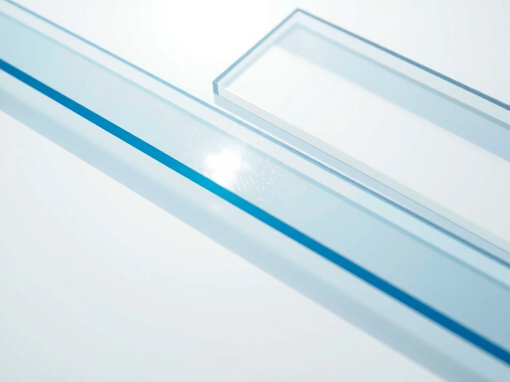 Glasklara ytor med mjuka gradienter